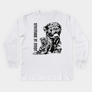 Dogue de Bordeaux - French Mastiff Kids Long Sleeve T-Shirt